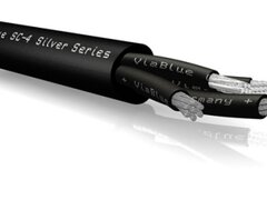 Cablu Boxe Viablue SC-4 Silver, Cupru OFC 5N, Placat Argint, 1 Metru